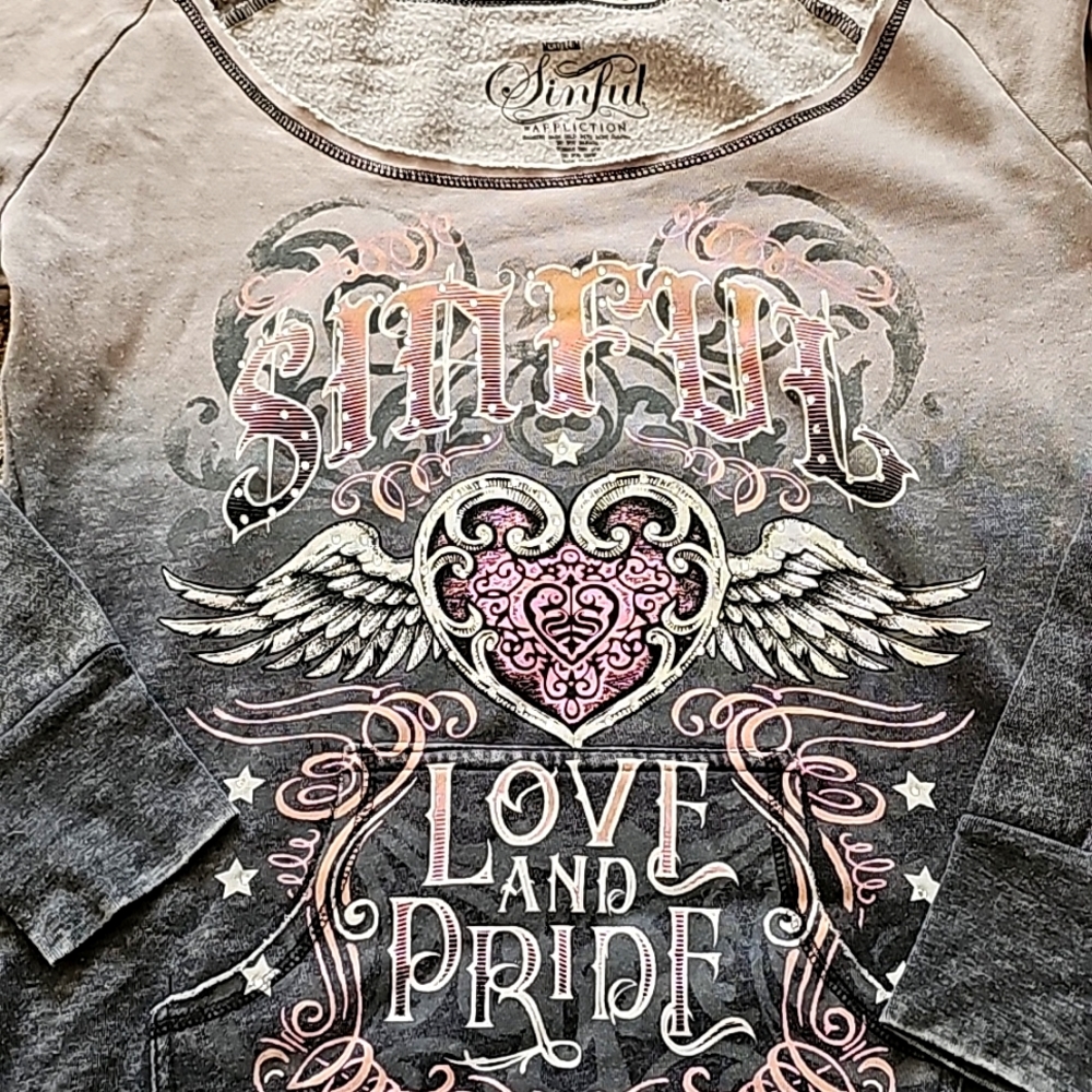 Affliction Sinful Sweatshirt